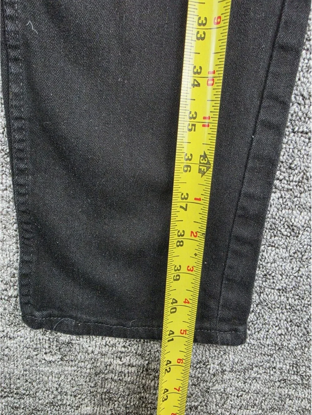 Denizen from Levi's Men's Slim Fit Black Dark Wash Denim Jeans Stretch 5-Pocket